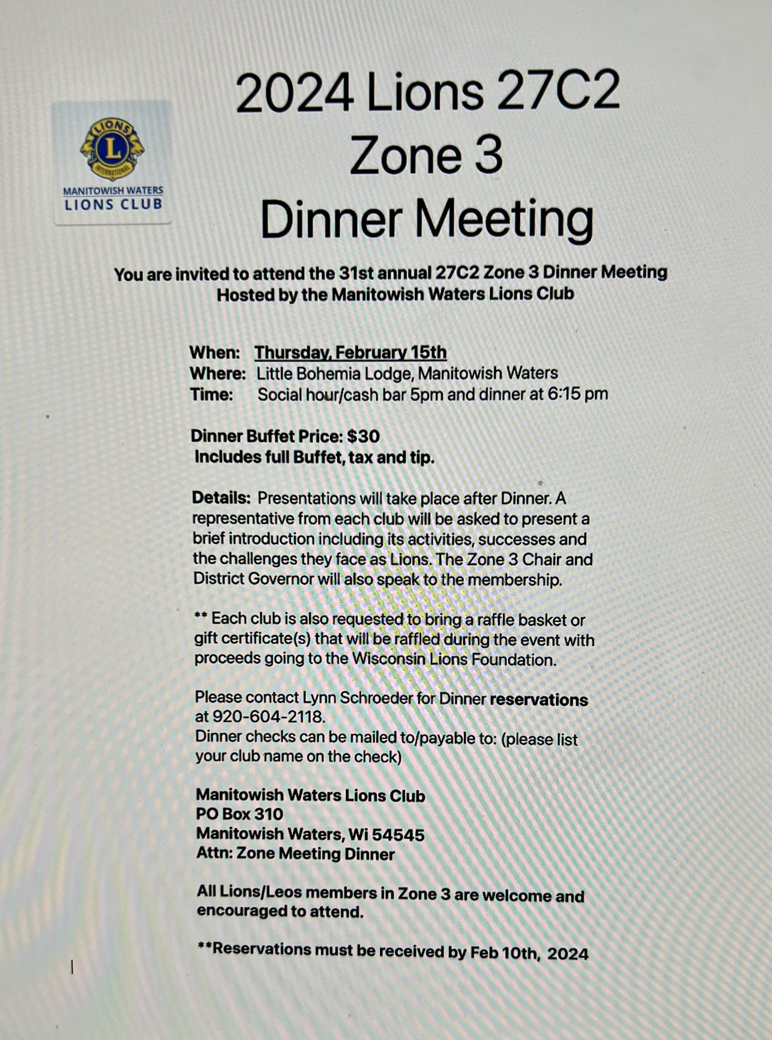 2024 Zone Meeting